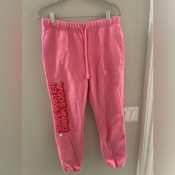 Viral Poppi Soda The Birthday Suit Full Sweatset in Pink Top and Bottom - Picture 7 of 10